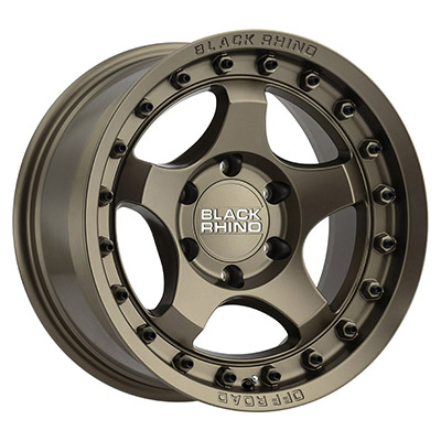 Black Rhino Bantam, 16x8 Wheel with 5 on 5 Bolt Pattern - Bronze - 1680BTM-05127Z71